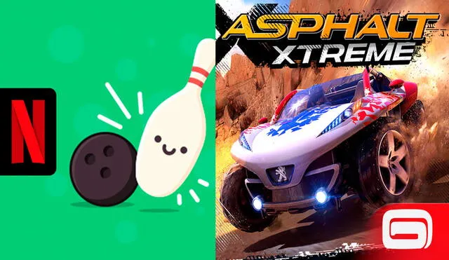 Bowling Ballers y Asphalt Xtreme son los nuevos juegos de Netflix. Foto: Play Store