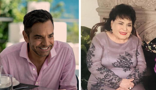 El actor Eugenio Derbez reveló que ve a Carmen Salinas como a una mamá. Foto: composición/Eugenio Derbez/ Carmen Salinas / Instagram