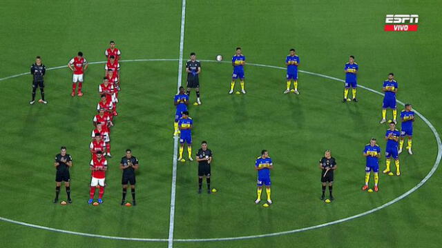 Boca Juniors vs Independiente. Fuente: Twitter ESPN