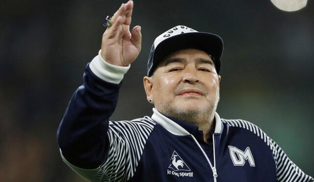 Diego Maradona falleció a los 60 años. Foto: Gimnasia y Esgrima de La Plata