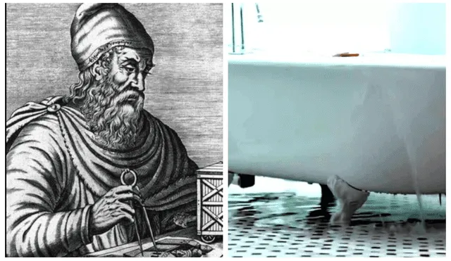 Descubre el origen y significado de Eureka y cómo se relaciona con el "principio de Arquímedes". Foto: Twitter captura.