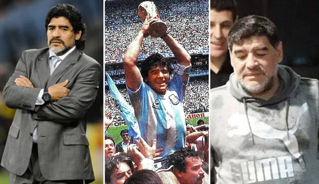 Diego Maradona gozó de grandes éxitos como jugador, tuvo una trayectoria discreta como DT y su vida personal estuvo llena de escándalos. Foto: composición EFE/AFP