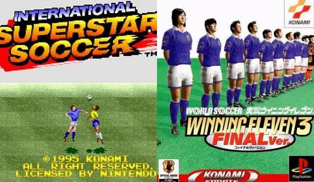 International Superstar Soccer fue creado por la compañía japonesa Konami. Foto: composición Konami