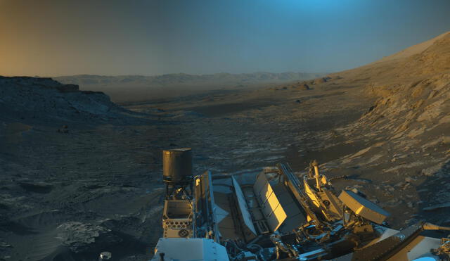 El rover Curiosity de la NASA lleva estudiando el suelo marciano desde 2012, cuando aterrizó en el cráter Gale. Foto: NASA / JPL-Caltech