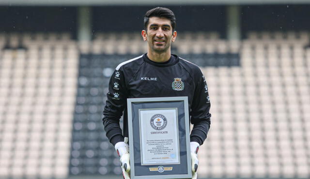 Alireza Beiranvand juega en el Boavista de Portugal. Foto: Boavista FC