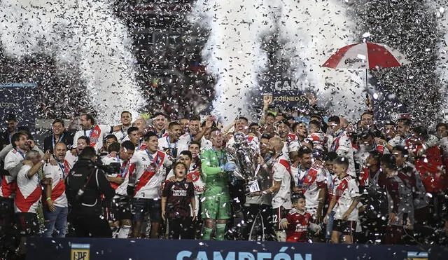 River Plate es el campeón del fútbol argentino 2021. Foto: EFE