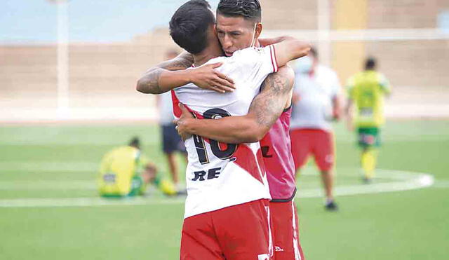 Festejo. Muy pronto Ugarte adelantó el marcador en el estadio San Marcos. Foto: Copa Perú
