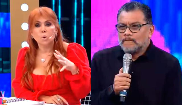 Magaly Medina arremetió contra Giuliana Rengifo por grave acusación  a Tomás Angulo y luego retractarse. Foto: Captura ATV.