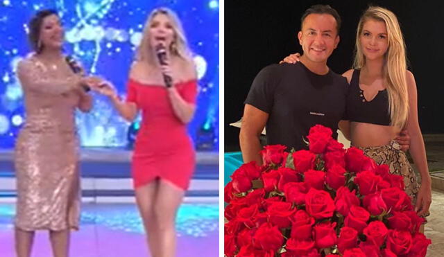 Brunella Horna y Richard Acuña llevan más de cuatro años de relación. Foto: captura América TV/Instagram