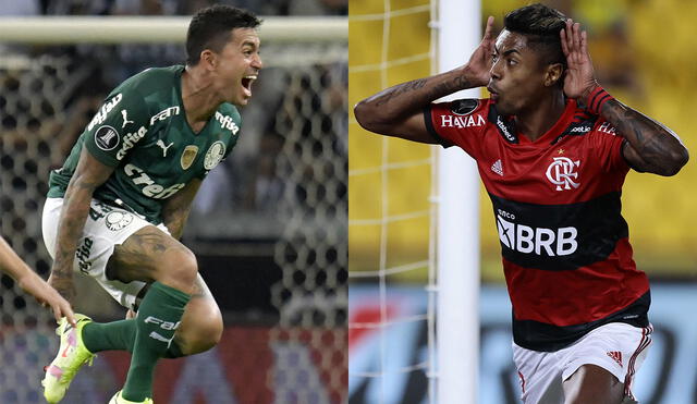Palmeiras y Flamengo son los últimos ganadores de la Copa Libertadores. Foto: composición/AFP