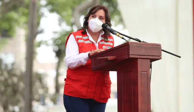 Dina Boluarte es vicepresidenta de la República y ministra de Desarrollo e Inclusión Social. Foto: Presidencia de la República
