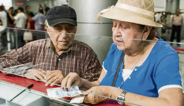 Alivio. Durante diciembre próximo, bono extraordinario llegará a pensionistas de la ONP. Foto: difusión