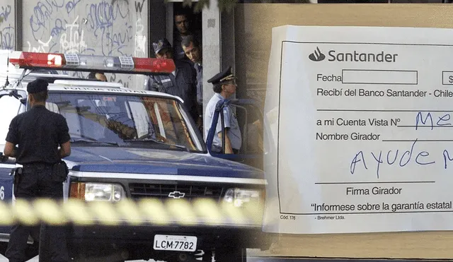 Hombre denunció secuestro a través de un formulario bancario. Foto: composición/AFP