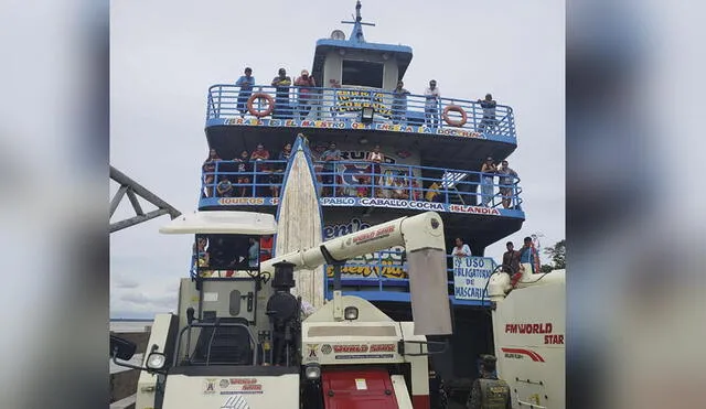 Operativo fue encabezado por la Fiscalía en coordinación con la Capitanía de Puertos de Iquitos. Foto: Ministerio Público Loreto.