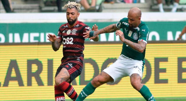 Palmeiras vs. Flamengo jugarán la segunda final consecutiva entre clubes brasileños. Foto: AFP