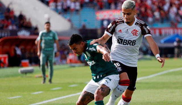 Flamengo y Palmeiras se vienen enfrentando por la final de la Copa Libertadores. Foto: EFE