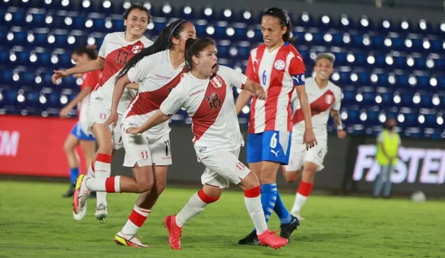 La selección peruana empató 1-1 con Paraguay en Asunción. Foto: FPF.