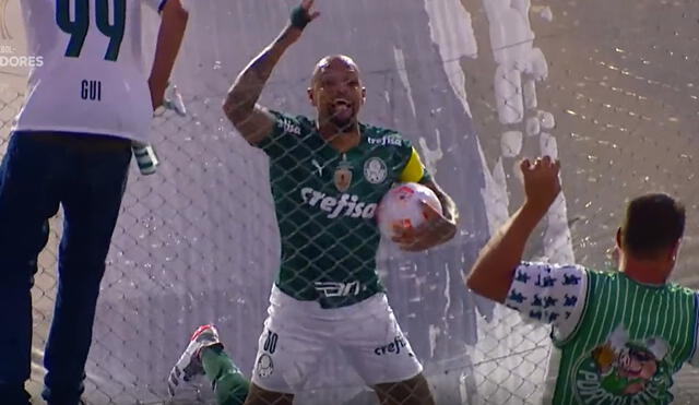 Felipe Melo levantó su segunda Copa Libertadores con Palmeiras. Foto: Twitter Conmebol Libertadores