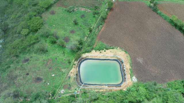 Reservorios incrementarán la frontera agrícola en San Marcos. Foto: Gobierno Regional de Cajamarca.
