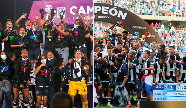 Alianza Lima es el mejor club de la temporada 2021 en el fútbol de Perú. Foto: composición/Liga de Fútbol Profesional/LFP