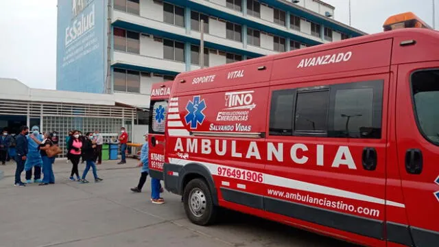 Paciente llegó procedente de Jaén al hospital Almanzor Aguinaga. Foto: EsSalud.