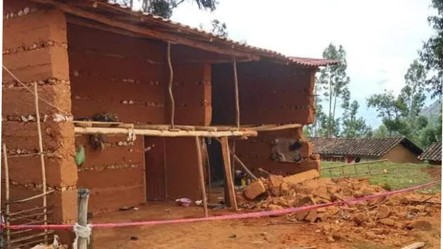 Sismo causó daños en más de 100 viviendas en la región Cajamarca. Foto: COER Cajamarca.