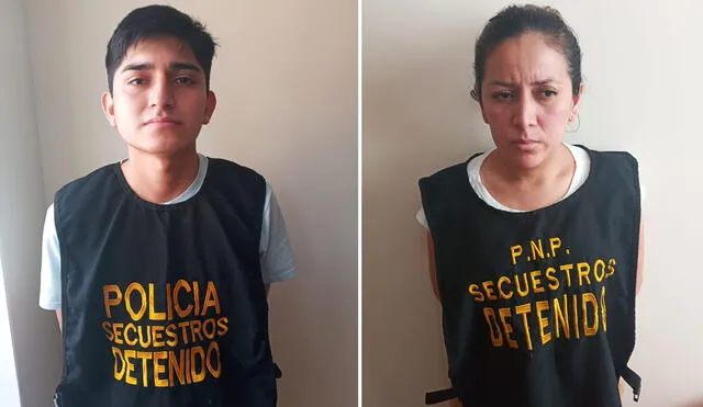 Patricia Bustamante y Jocksel Cruz fueron detenidos este domingo en su casa. Foto: PNP