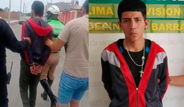 El sicario de 22 años fue capturado con un arma de fuego a la altura del terminal pesquero Sáenz Peña de Barranca. Foto: Barranca digital