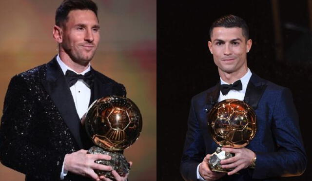 Messi logró su séptimo Balón de Oro. Foto: composición/AFP
