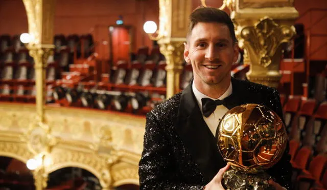 Lionel Messi obtuvo su séptimo Balón de Oro. Foto: Paris Saint-Germain