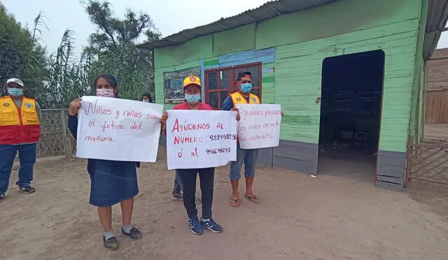 Vecinos y padres de familia denunciaron los hechos y pidieron apoyo a la ciudadanía. Foto: María Pía Ponce/URPI-LR