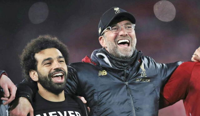 Jürgen Klopp y Mohamed Salah ganaron la Champions League del 2019 con el Liverpool. Foto: Liverpool.