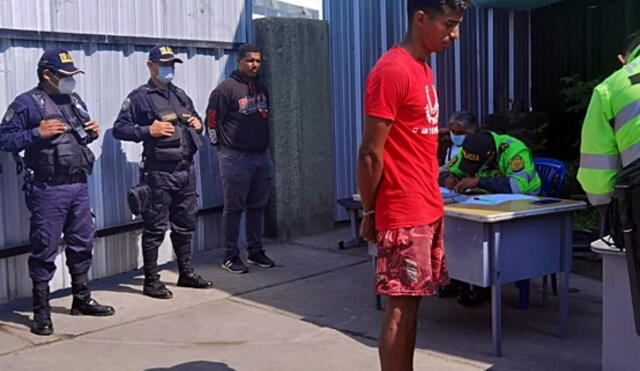 Detenidos fueron conducidos a la comisaría Ayacucho. Foto: Seguridad Ciudadana Trujillo