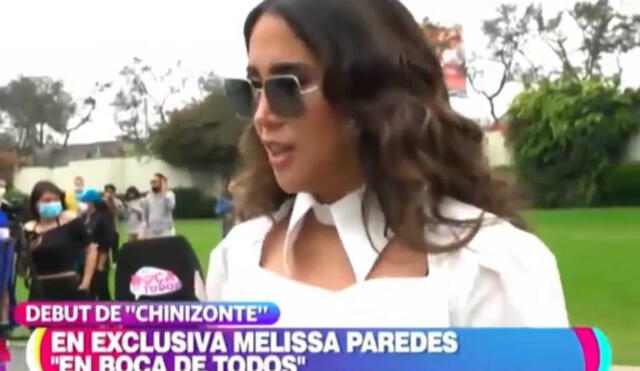 Melissa Paredes habló sobre su divorcio. Foto: captura de América TV