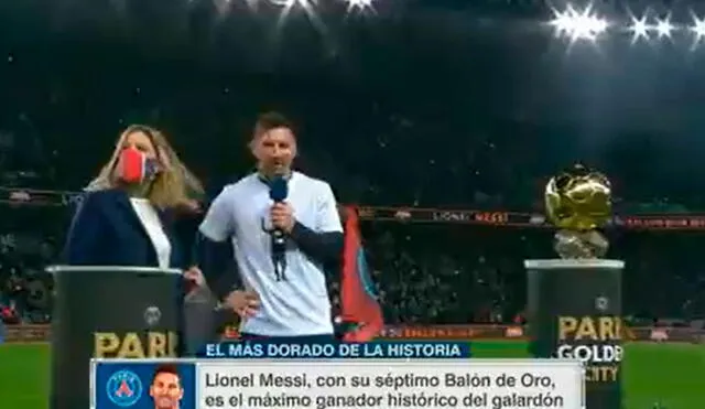 Lionel Messi llegó esta temporada al PSG luego de hacer casi toda su carrera en el FC Barcelona. Foto: captura de ESPN