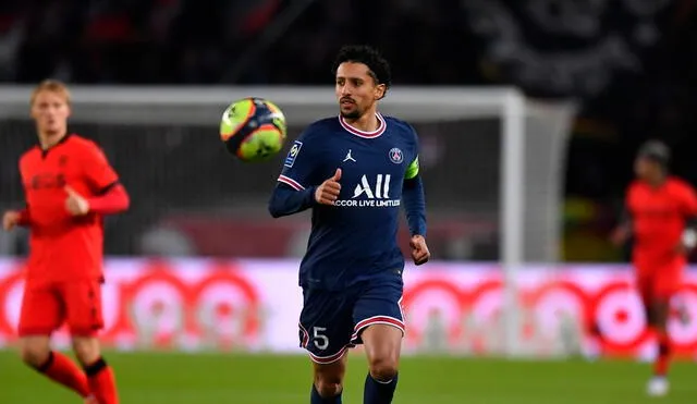 Marquinhos es capitán en el aprtido del Paris Saint-Germain. Foto: PSG