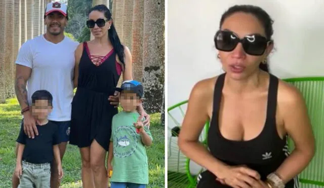 Paola Ruiz aseguró que su familia está muy afectada tras el terrible ataque a su esposo. Foto: Instagram / América TV