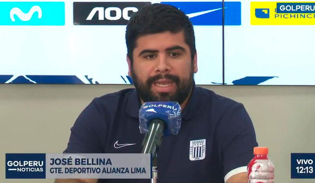 José Bellina asumió el cargo de director deportivo a inicios de año. Foto: GolPerú