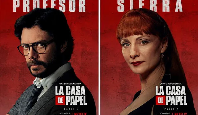 El 'Profesor' y Alicia Sierra se enfrentarán una vez más en la gran final de La casa de papel. Foto: Twitter/@lacasadepapel