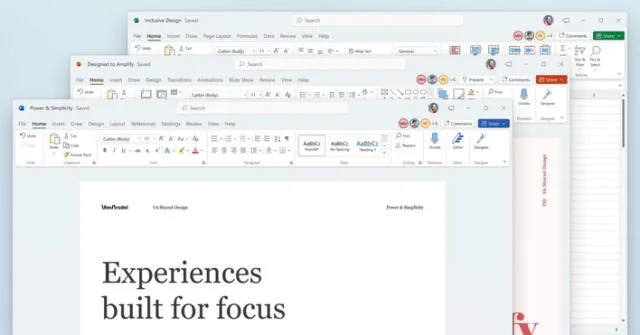 Microsoft Office llega con una nueva estética para Windows 11. Foto: genbeta