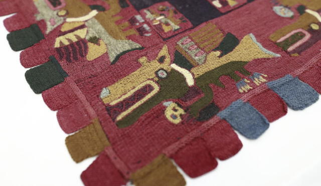 Los textiles Paracas serán depositados en las instalaciones del nuevo Museo Nacional de Arqueología (MUNA) para ser sometidas a un proceso de conservación. Foto: Andina