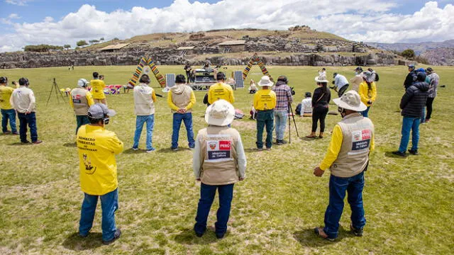 Bomberos de Cusco disfrutaron de singular evento eco amigable. Foto: Marcelo Espinoza