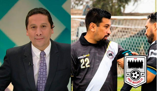 Robert Malca se desempeña como periodista deportivo en TV Perú. Foto: TB Perú/Superliga Fútbol 7