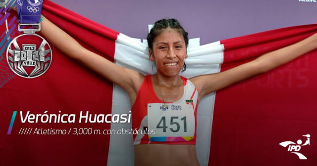 Veronica Huacasi terminó en segundo lugar en los Panamericanos Junior. Foto: IPD