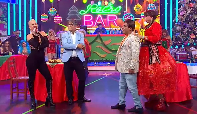 Leslie Shaw en El reventonazo de la chola. Foto: captura de América TV