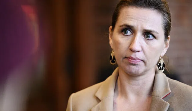 El incidente se produjo poco antes de que la primera ministra, Mette Frederiksen, comparezca en una comisión parlamentaria el próximo jueves. Foto: AFP