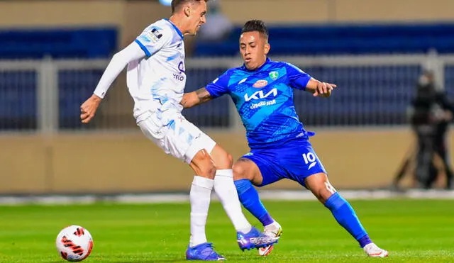 Christian Cueva lleva tres goles con el Al Fateh en la presente temporada de la liga saudí. Foto: Al Fateh