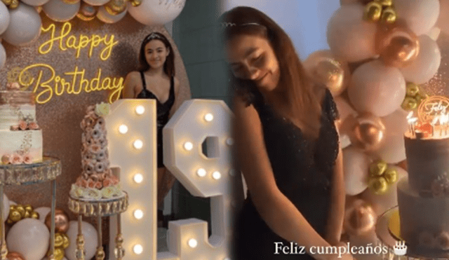Melissa Lobatón invitó a varias personalidades de internet a su cumpleaños número 19. Foto: Melissa Lobatón/Instagram