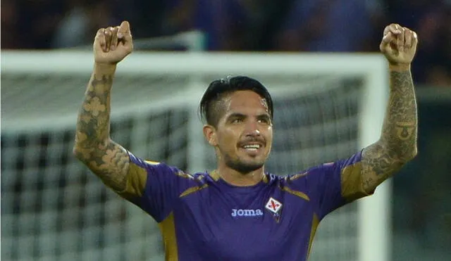 Juan Manuel Vargas fue figura en la Fiorentina en la Serie A. Foto: Fiorentina.