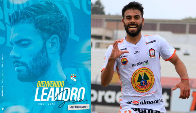 Leandro Sosa tiene 27 años y se desenvuelve en la posición de mediocentro ofensivo. Foto: Sporting Cristal/Liga 1